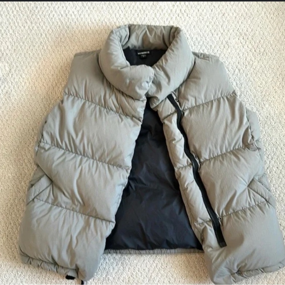 James Perse Women's Gray Puffer Jacket
